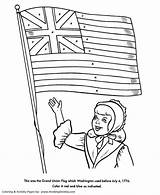July 4th Flag Coloring Pages Union Grand Usa Independence Honkingdonkey Go Holiday Print Next Sheets States United Printables Holidays sketch template
