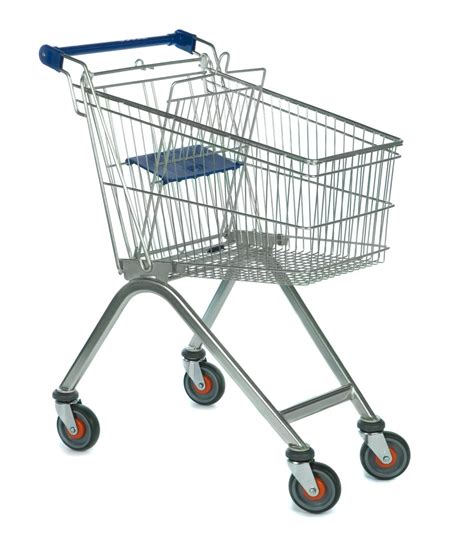 litre compact supermarket trolley shopping trolley