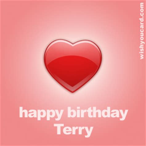 happy birthday terry   cards