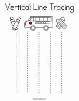 Tracing Vertical Twisty Writing Prewriting Twistynoodle Toddler sketch template