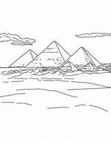 Easter Pyramids Giza sketch template