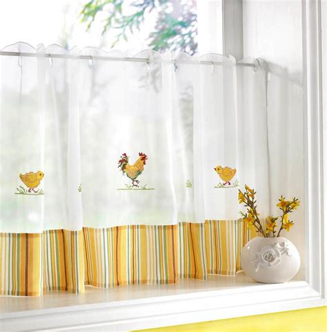 chickens cafe curtain width  net curtain  curtains