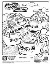 Coloring Shopkins Cars Meal Happy Cutie Mcdonalds Sheets Sheet Mcdonald Time Activity Toys January Kid sketch template