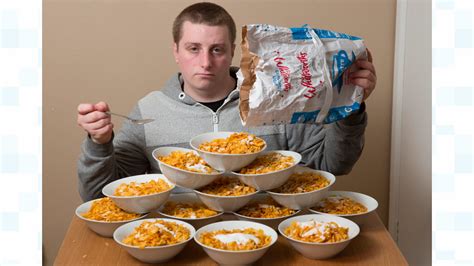 man addicted to cereal eats 13 bowls a day topped with 138 spoons of