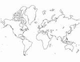 Mapa Mundi Mundo Branco Colorironline Coloring sketch template