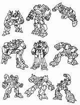 Transformers Coloring Pages sketch template
