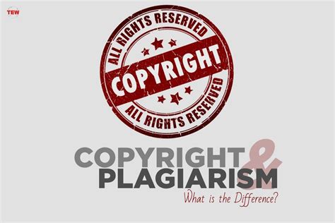 difference  copyright infringement  plagiarism