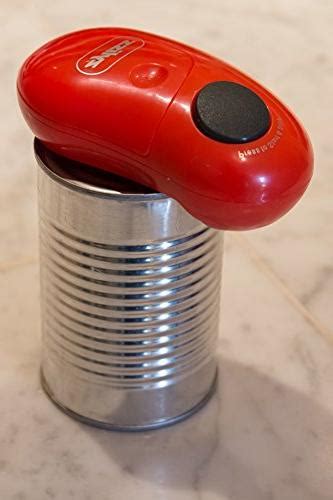 zyliss easican electric  opener red