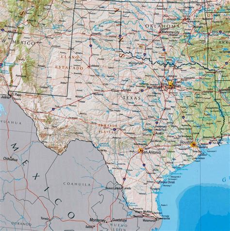 google road map  texas printable maps