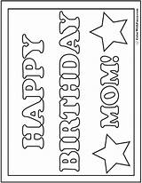 Coloring Mom Pages Birthday Happy Mothers Color Print Printable Kids Pdf Hearts Colorwithfuzzy sketch template