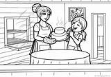 Cooking Coloring Pages Books sketch template