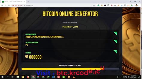 Free Bitcoin Generator Free Bitcoin Generator Online 2018 2019 Youtube