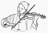 Coloring Violin Pages Gif Popular sketch template