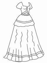 Coloring Pages Princess Gown Google Ca sketch template