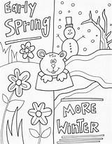 Groundhog Doodle Groundhogs Preschoolers sketch template