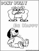 Coloring Pages Bully Bullying Kids Printable Dont Anti Worksheets Posters Mental Health Activities Self Color Control Stop Fun Happy Worksheet sketch template