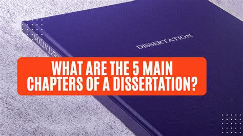 main chapters   dissertation  guide  beginners