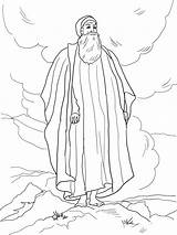 Moses Coloring Pages Land Promised Printable Views Sees Egypt Looking Bible Kids Top Color Sketch Print Baby Drawing Sunday School sketch template