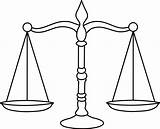 Balance Scales Clipart Clip Use Justice sketch template