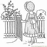 Holly Hobbie Coloring Pages Original Vintage Fun Fashioned Old Kids Printable Embroidery Colouring Kay Sarah Book Color Books Stamps Getdrawings sketch template