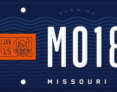 check   atbehance project missouri license plate httpswww