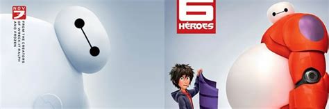 big hero 6 posters featuring the big adorable robot baymax collider