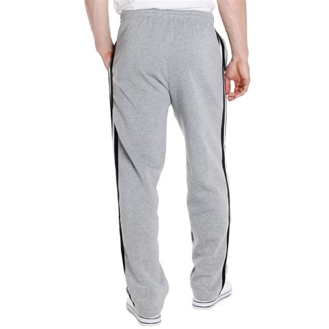mens tracksuit bottoms striped joggers jogging trousers fleece pants casual work ebay