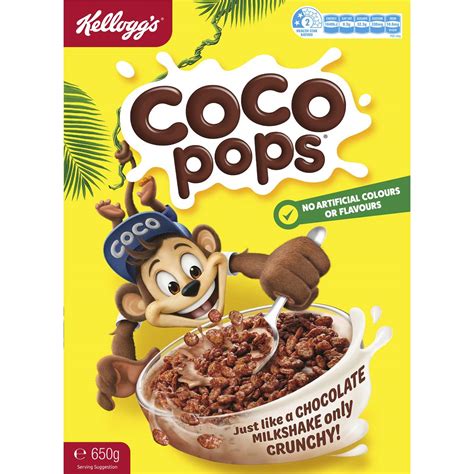 kelloggs coco pops chocolatey breakfast cereal  woolworths