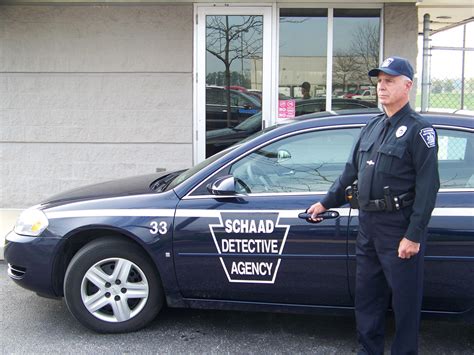 armed security guards  lancaster pa schaad detective agency