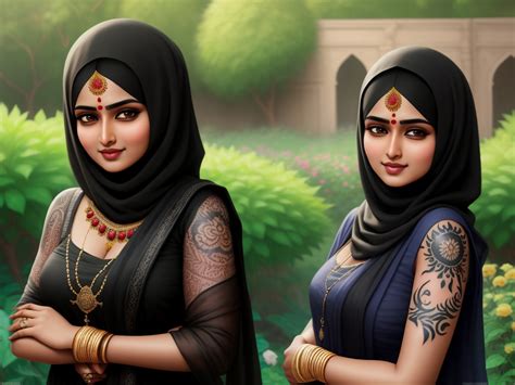 generator seni ai dari teks indian big boobs bhabhi in black hijab