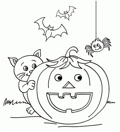 coloring pictures  halloween cats top   printable halloween