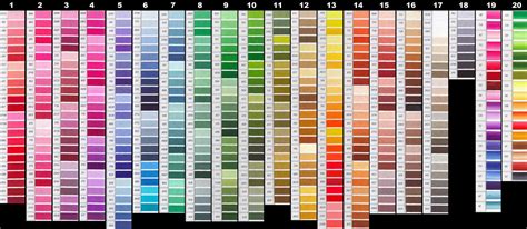 dmc color chart lord libidan