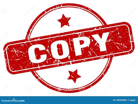 copy stamp stock vector illustration  copy rubber
