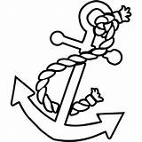 Anchors Anchor Rope Drawing Boat Ship Drawings Pages Stencil Nautical Coloring Easy Result Getdrawings Choose Board sketch template