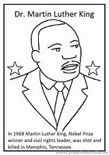 Luther Martin King Coloring Pages Jr Kids Preschool Kindergarten Dr Color Printable Worksheets Activities Getcolorings Crafts Kin Quotes sketch template