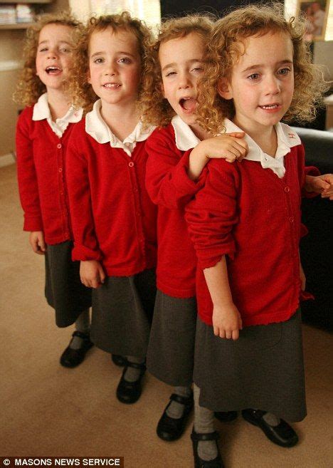 day  school  britains  identical quadruplets