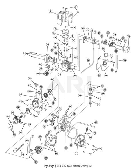 troy bilt tbss adtc adtc tbss parts diagram  engine