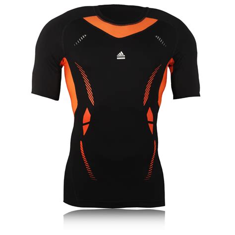 adidas techfit prep compression short sleeve running  shirt sportsshoescom