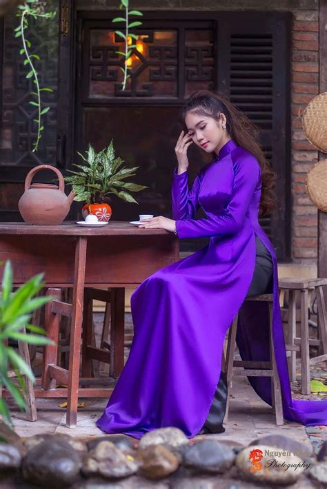 vietnamese long dress Áo dài thời trang thời trang nữ