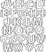 Alphabet Letters Lettering Coloring Colorthealphabet Printable Fonts Pages Styles Alphabets Alfabet sketch template
