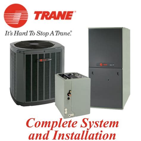 trane  ton xr  seer system install included