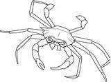 Coloring Crab Cuttlefish Drawing Line Designlooter 09kb 540px Drawings Getdrawings sketch template