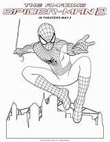 Coloring Amazing Pages Spider Man Popular Coloringhome sketch template