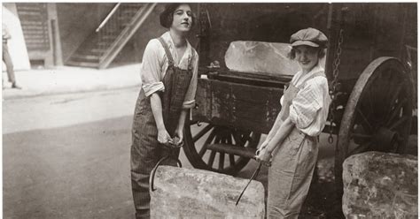 Girls Deliver Ice Ca 1918 ~ Vintage Everyday