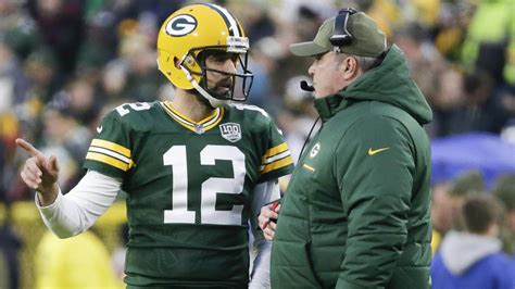 Aaron Rodgers Mike Mccarthy Rift Pulling Green Bay Apart Au