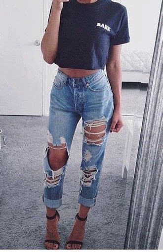 200 Cute Ripped Jeans Outfits For Winter Mco