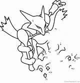 Alakazam Pokémon Printable sketch template
