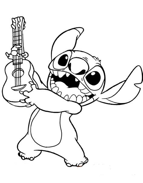 stitch coloring pages   educative printable cartoon coloring
