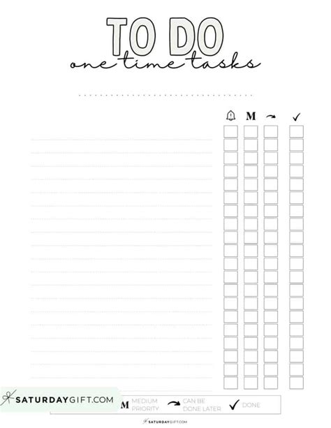 cute printable   lists