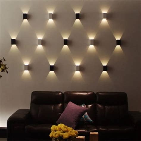 buy  modern led wall light wall sconces lamp   cubic body   ray